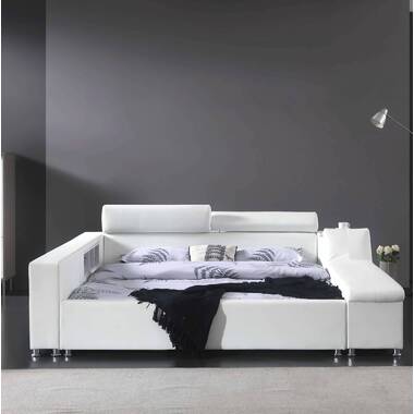 Waylen upholstered low profile deals platform bed